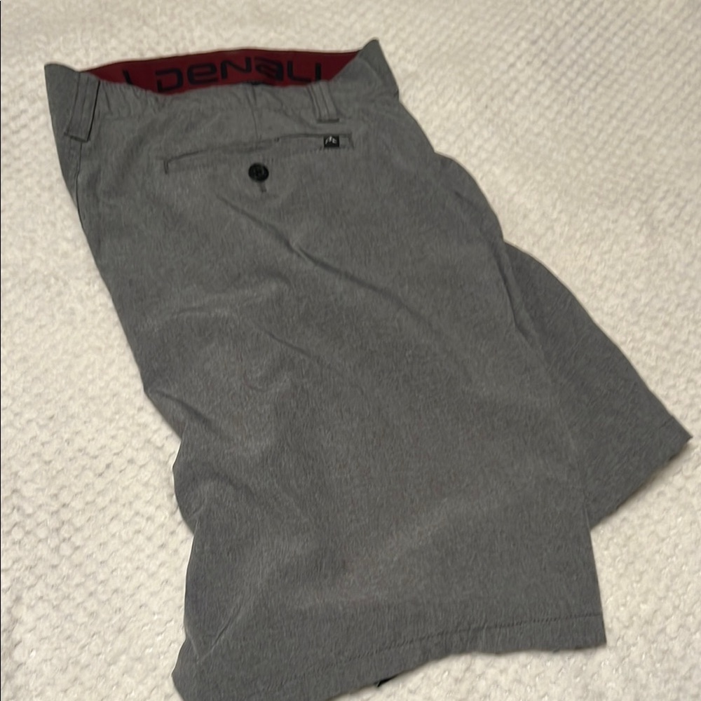 Denali Men’s Flat Front Golf Shorts with Stretch Waistband